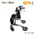 Déambulateur de déambulateur pliable en aluminium Topmedi Deluxe